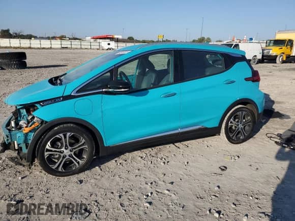 2020 Chevrolet Bolt EV Premier z VIN 1G1FZ6S0XL4145262, wystawiony jako Copart lot #84049335 z przebiegiem 81 158 mil mil oraz Szkoda całkowita • Salvage title. Historia ofert i sprzedaży dostępna na DreamBid. Obrazek 1.