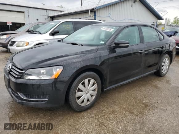 ✅ 2013 Volkswagen Passat Wolfsburg Edition • VIN: 1VWAP7A30DC098949 • Lot: 55130225. Listed on Copart with 99,441 mi. Free auction sales archive from the USA and detailed vehicle history report at DreamBid. Image 1.
