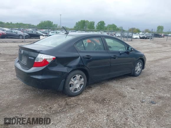 ✅ 2012 Honda Civic • VIN: JHMFB4F36CS005353 • Lot: 42170955. Wystawiony na IAAI z przebiegiem 172 073 mil. Bezpłatny archiwum sprzedaży aukcyjnych z USA i szczegółowy raport historii pojazdu na DreamBid. Zdjęcie 4.