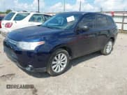 ✅ 2014 Mitsubishi Outlander ES • VIN: JA4AD2A3XEZ015003 • Lot: 43153170. Listed on IAAI with 121,049 mi. Free auction sales archive from the USA and detailed vehicle history report at DreamBid. Image 2.