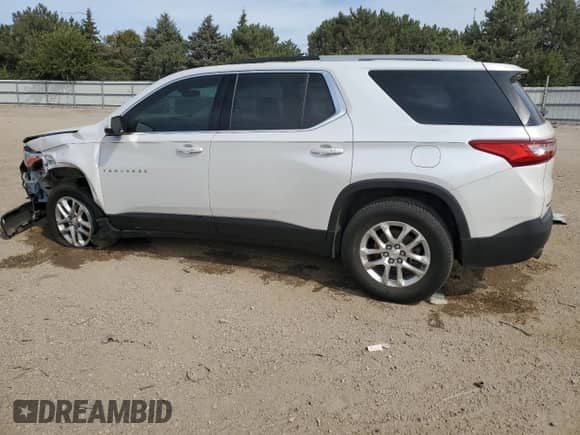 2018 Chevrolet Traverse LT Cloth z VIN 1GNERGKW2JJ234942, wystawiony jako Copart lot #71466575 z przebiegiem 95 646 mil mil oraz Szkoda całkowita • Salvage title. Historia ofert i sprzedaży dostępna na DreamBid. Obrazek 2.