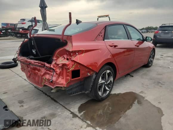 2021 Hyundai Elantra Limited z VIN KMHLP4AG1MU130567, wystawiony jako Copart lot #89833385 z przebiegiem 54 678 mil mil oraz Szkoda całkowita • Salvage title. Historia ofert i sprzedaży dostępna na DreamBid. Obrazek 3.