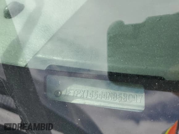 ✅ 2004 Ford F-150 XLT • VIN: 1FTPX14544NB58047 • Лот: 52752565. Опубликован ранее на Copart с пробегом Не указан. Бесплатный доступ к архиву аукционных продаж из США и подробный отчёт об истории автомобиля на DreamBid. Изображение 14.