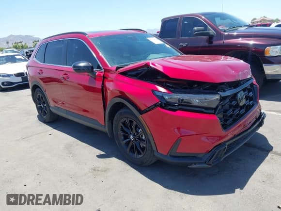 ✅ 2023 Honda CR-V Sport • VIN: 7FARS5H59PE004224 • Lot: 42876544. Listed on IAAI with 47,149 mi. Free auction sales archive from the USA and detailed vehicle history report at DreamBid. Image 1.