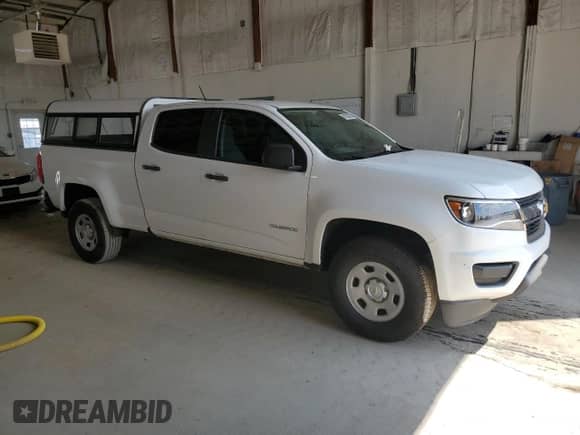 2020 Chevrolet Colorado 2WD Work Truck with VIN 1GCGSBEN7L1198809, listed as a Copart auction lot 80280805 with 46,276 mi miles and Salvage title. Bid and sale history available at DreamBid. Image 4.