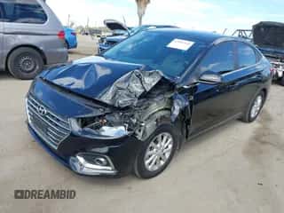 2022 Hyundai Accent SE with VIN 3KPC24A65NE166028, listed as a IAAI auction lot 43289568 with 61,170 mi miles and . Bid and sale history available at DreamBid. Image 2.