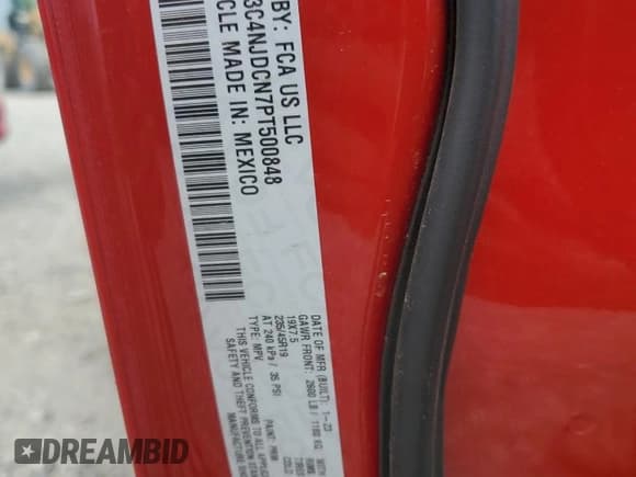 ✅ 2023 Jeep Compass (RED) Edition • VIN: 3C4NJDCN7PT500848 • Lot: 54476355. Listed on Copart with 25,123 mi. Free auction sales archive from the USA and detailed vehicle history report at DreamBid. Image 12.