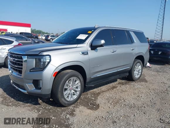 ✅ 2023 GMC Yukon SLT • VIN: 1GKS2BKD9PR210427 • Lot: 42472635. Wystawiony na IAAI z przebiegiem 24 551 mil. Bezpłatny archiwum sprzedaży aukcyjnych z USA i szczegółowy raport historii pojazdu na DreamBid. Zdjęcie 2.