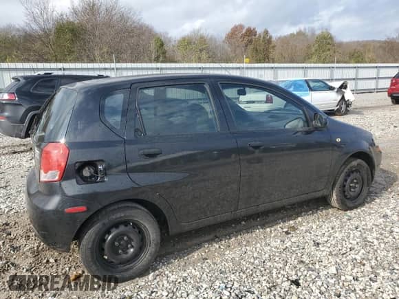 2005 Chevrolet Aveo LS with VIN KL1TD62695B359372, listed as a Copart auction lot 80977444 with 207,329 mi miles and Salvage title. Bid and sale history available at DreamBid. Image 3.