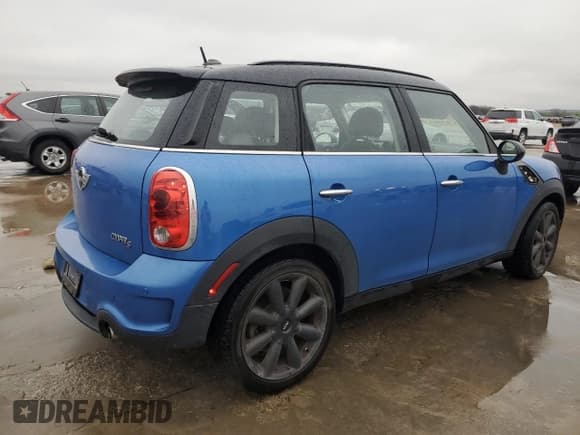 ✅ 2013 MINI Countryman S • VIN: WMWZC3C57DWM28249 • Lot: 44914455. Listed on Copart with 114,318 mi. Free auction sales archive from the USA and detailed vehicle history report at DreamBid. Image 3.