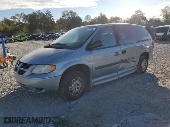 2006 Dodge Grand Caravan SE with VIN 1D4GP24R06B636447, listed as a Copart auction lot 84297505 with 122,072 mi miles and Clean title. Bid and sale history available at DreamBid. Image 1.