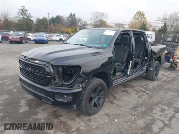 ✅ 2020 Ram 1500 Big Horn • VIN: 1C6SRFFT6LN163186 • Lot: 43544164. Listed on IAAI with 63,934 mi. Free auction sales archive from the USA and detailed vehicle history report at DreamBid. Image 18.