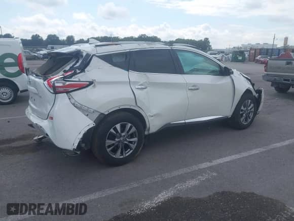 2017 Nissan Murano S with VIN 5N1AZ2MG6HN129853, listed as a IAAI auction lot 43273011 with 98,816 mi miles and . Bid and sale history available at DreamBid. Image 4.