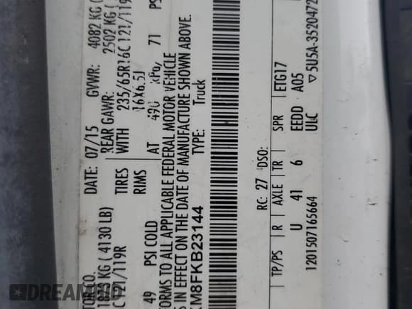 ✅ 2015 Ford Transit Cargo • VIN: 1FTNR3XM8FKB23144 • Lot: 56115225. Listed on Copart with 72,078 mi. Free auction sales archive from the USA and detailed vehicle history report at DreamBid. Image 13.