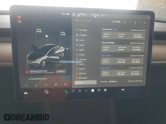 ✅ 2022 Tesla Model 3 • VIN: 5YJ3E1EA7NF189583 • Лот: 59351395. Опубликован ранее на Copart с пробегом 142 533 миль. Бесплатный доступ к архиву аукционных продаж из США и подробный отчёт об истории автомобиля на DreamBid. Изображение 9.