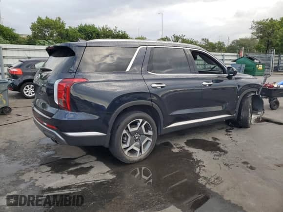 2024 Hyundai Palisade SEL z VIN KM8R44GE8RU773644, wystawiony jako Copart lot #90564845 z przebiegiem 16 827 mil mil oraz Nie do naprawy • Non repairable. Historia ofert i sprzedaży dostępna na DreamBid. Obrazek 3.