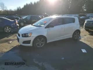 2014 Chevrolet Sonic RS with VIN 1G1JG6SB4E4146492, listed as a Copart auction lot 87511495 with 162,297 mi miles and Clean title. Bid and sale history available at DreamBid. Image 1.