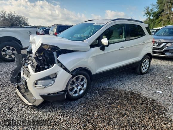 ✅ 2018 Ford EcoSport SE • VIN: MAJ3P1TE0JC183833 • Лот: 89692225. Опубликован ранее на Copart с пробегом 60 731 миль. Бесплатный доступ к архиву аукционных продаж из США и подробный отчёт об истории автомобиля на DreamBid. Изображение 1.