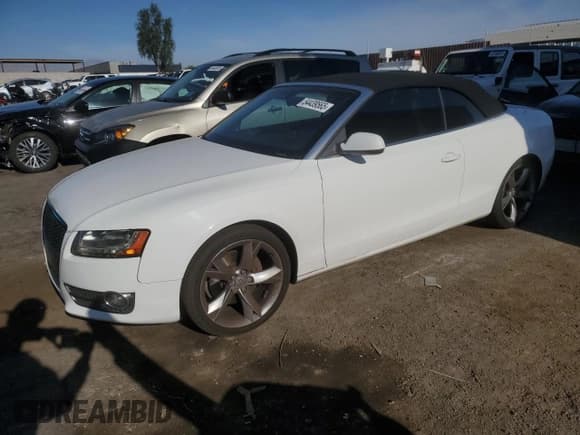 ✅ 2010 Audi A5 Premium Plus • VIN: WAUJFAFH2AN025232 • Lot: 54439565. Listed on Copart with 118,439 mi. Free auction sales archive from the USA and detailed vehicle history report at DreamBid. Image 1.