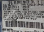 ✅ 1997 Ford Mustang • VIN: 1FALP4048VF107519 • Lot: 42193977. Listed on IAAI with 65,588 mi. Free auction sales archive from the USA and detailed vehicle history report at DreamBid. Image 9.
