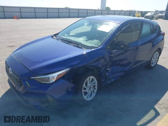 2024 Subaru Impreza with VIN JF1GUABC5R8854700, listed as a IAAI auction lot 43123622 with 10,623 mi miles and . Bid and sale history available at DreamBid. Image 17.