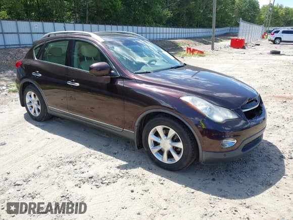 ✅ 2010 Infiniti EX • VIN: JN1AJ0HP5AM703335 • Lot: 42722252. Listed on IAAI with 145,763 mi. Free auction sales archive from the USA and detailed vehicle history report at DreamBid. Image 1.