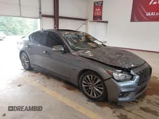 ✅ 2019 Infiniti Q50 Luxe • VIN: JN1EV7AR8KM591352 • Лот: 42916856. Опубликован ранее на IAAI с пробегом 95 810 миль. Бесплатный доступ к архиву аукционных продаж из США и подробный отчёт об истории автомобиля на DreamBid. Изображение 1.