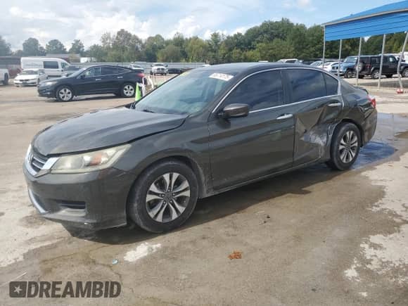 2014 Honda Accord LX с VIN 1HGCR2F35EA158210, выставлен на аукционе Copart как лот 85714175 с пробегом 94 650 миль миль и Списание • Salvage title. История ставок и продаж доступна на DreamBid. Изображение 1.