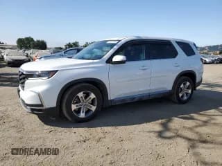 ✅ 2024 Honda Pilot EX-L • VIN: 5FNYG2H46RB005932 • Lot: 62597785. Wystawiony na Copart z przebiegiem 28 099 mil. Bezpłatny archiwum sprzedaży aukcyjnych z USA i szczegółowy raport historii pojazdu na DreamBid. Zdjęcie 1.