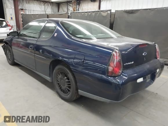 ✅ 2002 Chevrolet Monte Carlo LS • VIN: 2G1WW12E529151568 • Lot: 42482908. Listed on IAAI with 133,296 mi. Free auction sales archive from the USA and detailed vehicle history report at DreamBid. Image 3.
