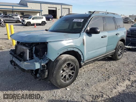 ✅ 2023 Ford Bronco Sport Big Bend • VIN: 3FMCR9B64PRD47734 • Lot: 87359795. Listed on Copart with 48,348 mi. Free auction sales archive from the USA and detailed vehicle history report at DreamBid. Image 1.