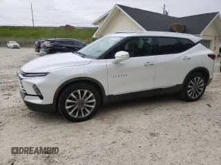 ✅ 2023 Chevrolet Blazer Premier • VIN: 3GNKBLRS1PS223571 • Lot: 58155525. Listed on Copart with 32,252 mi. Free auction sales archive from the USA and detailed vehicle history report at DreamBid. Image 1.