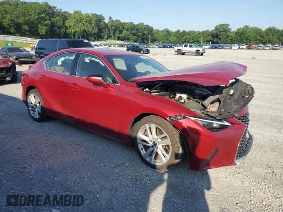 2024 Lexus IS 300 z VIN JTHCA1D2XR5131656, wystawiony jako Copart lot #65702905 z przebiegiem 2 298 mil mil oraz Szkoda całkowita • Salvage title. Historia ofert i sprzedaży dostępna na DreamBid. Obrazek 4.