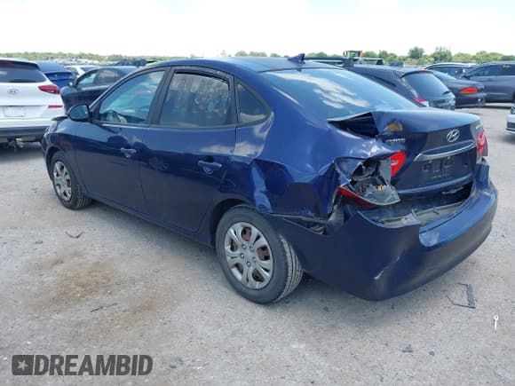 ✅ 2010 Hyundai Elantra GLS • VIN: KMHDU4AD8AU022736 • Lot: 42834797. Listed on IAAI with 165,068 mi. Free auction sales archive from the USA and detailed vehicle history report at DreamBid. Image 3.