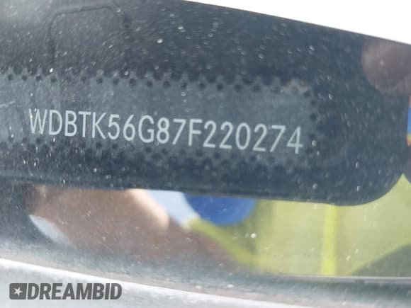 ✅ 2007 Mercedes-Benz CLK 350 • VIN: WDBTK56G87F220274 • Lot: 42573182. Wystawiony na IAAI z przebiegiem 106 621 mil. Bezpłatny archiwum sprzedaży aukcyjnych z USA i szczegółowy raport historii pojazdu na DreamBid. Zdjęcie 17.