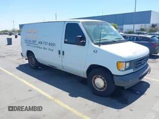 ✅ 2003 Ford Econoline Cargo • VIN: 1FTRE14263HA27557 • Lot: 42837123. Listed on IAAI with 187,852 mi. Free auction sales archive from the USA and detailed vehicle history report at DreamBid. Image 1.