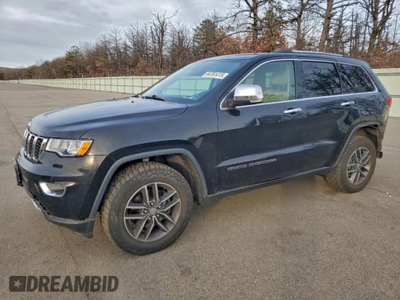 ✅ 2017 Jeep Grand Cherokee Limited • VIN: 1C4RJFBG1HC807560 • Lot: 94761415. Listed on Copart with 83,542 mi. Free auction sales archive from the USA and detailed vehicle history report at DreamBid. Image 1.