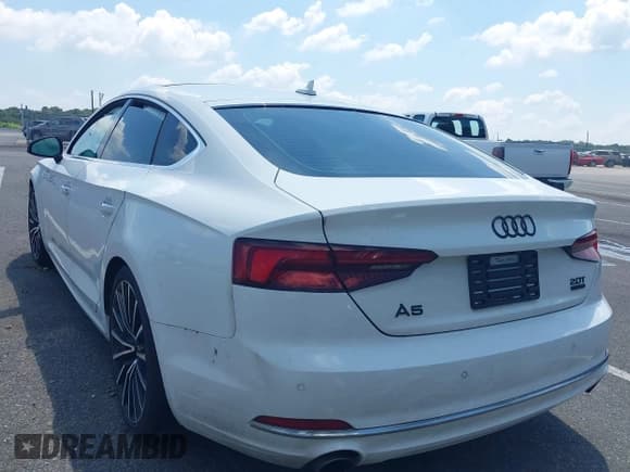 ✅ 2018 Audi A5 Sportback Premium Plus • VIN: WAUBNCF5XJA094900 • Lot: 42846104. Listed on IAAI with 81,020 mi. Free auction sales archive from the USA and detailed vehicle history report at DreamBid. Image 3.