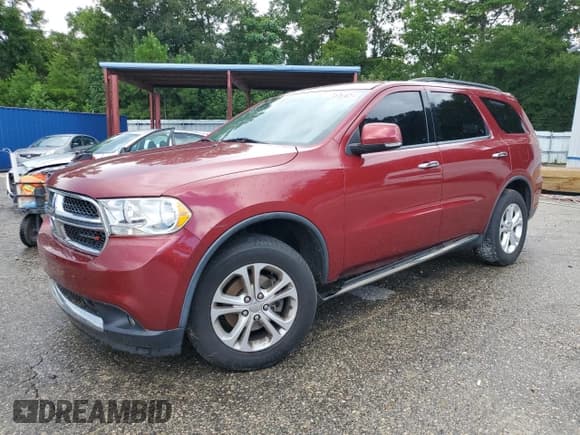 ✅ 2013 Dodge Durango Crew • VIN: 1C4RDHDG2DC663947 • Лот: 93360025. Опубликован ранее на Copart с пробегом 132 225 миль. Бесплатный доступ к архиву аукционных продаж из США и подробный отчёт об истории автомобиля на DreamBid. Изображение 1.