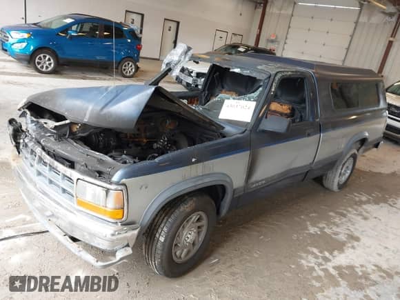 1991 Dodge Dakota with VIN 1B7FL26Y7MS253725, listed as a IAAI auction lot 43037024 with Not provided miles and . Bid and sale history available at DreamBid. Image 2.