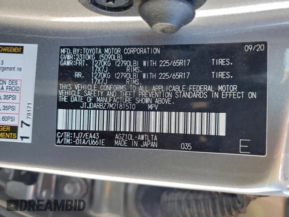 ✅ 2021 Lexus NX 300 • VIN: JTJDARBZ7M2181510 • Лот: 93751615. Опубликован ранее на Copart с пробегом 32 068 миль. Бесплатный доступ к архиву аукционных продаж из США и подробный отчёт об истории автомобиля на DreamBid. Изображение 13.