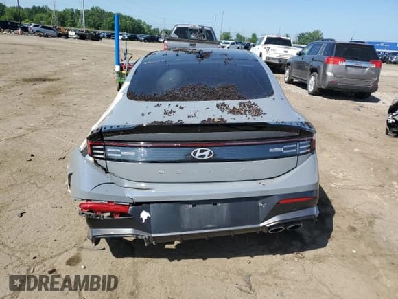 ✅ 2024 Hyundai Sonata N Line • VIN: KMHL54JCXRA351032 • Лот: 61019455. Опубликован ранее на Copart с пробегом 35 186 миль. Бесплатный доступ к архиву аукционных продаж из США и подробный отчёт об истории автомобиля на DreamBid. Изображение 6.