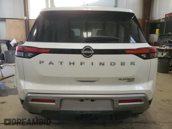 ✅ 2023 Nissan Pathfinder Platinum • VIN: 5N1DR3DF2PC250447 • Lot: 93125715. Listed on Copart with 37,312 mi. Free auction sales archive from the USA and detailed vehicle history report at DreamBid. Image 6.