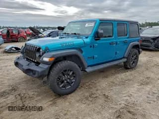 ✅ 2020 Jeep Wrangler Unlimited Sport • VIN: 1C4HJXDG7LW174004 • Lot: 95895635. Listed on Copart with 44,377 mi. Free auction sales archive from the USA and detailed vehicle history report at DreamBid. Image 1.