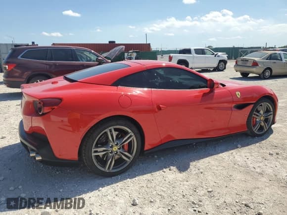 ✅ 2020 Ferrari Portofino • VIN: ZFF89FPAXL0250619 • Lot: 53315645. Listed on Copart with Not provided. Free auction sales archive from the USA and detailed vehicle history report at DreamBid. Image 3.
