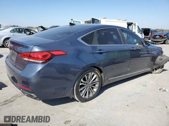 2016 Hyundai Genesis 3.8L with VIN KMHGN4JE9GU107581, listed as a Copart auction lot 77009224 with 108,136 mi miles and Clean title. Bid and sale history available at DreamBid. Image 3.