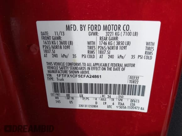 ✅ 2014 Ford F-150 XL • VIN: 1FTFX1CF5EFA24861 • Lot: 42211447. Wystawiony na IAAI z przebiegiem 129 867 mil. Bezpłatny archiwum sprzedaży aukcyjnych z USA i szczegółowy raport historii pojazdu na DreamBid. Zdjęcie 9.