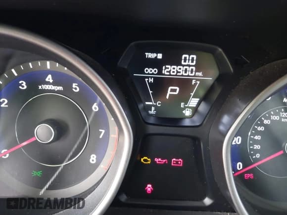 ✅ 2013 Hyundai Elantra GLS • VIN: 5NPDH4AE7DH319528 • Lot: 43861192. Listed on IAAI with 128,900 mi. Free auction sales archive from the USA and detailed vehicle history report at DreamBid. Image 7.