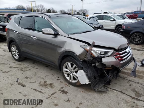 ✅ 2016 Hyundai Santa Fe • VIN: 5XYZW4LA7GG348089 • Лот: 37852943. Опубликован ранее на Copart с пробегом 122 001 миль. Бесплатный доступ к архиву аукционных продаж из США и подробный отчёт об истории автомобиля на DreamBid. Изображение 4.