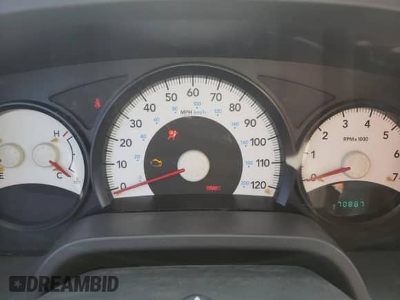 2007 Dodge Dakota ST with VIN 1D7HE22K77S103550, listed as a Copart auction lot 55873044 with 70,887 mi miles and Clean title. Bid and sale history available at DreamBid. Image 9.